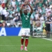 MEXICO CITY, MEXICO - JUNE 11: Julián Quiñones of Mexico celebrates after scoring the first goal of his team during the FIFA World Cup 2026 Group A match between Mexico and South Africa at Mexico City Stadium on June 11, 2026 in Mexico City, Mexico. (Photo by MB Media/Getty Images)