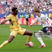 BOSTON, UNITED STATES - JUNE 23: (L-R) Marvin Senaya of Ghana, Anthony Gordon of England during the World Cup match between England v Ghana at the Boston Stadium on June 23, 2026 in Boston United States (Photo by Marcel Bonte/Soccrates/Getty Images)