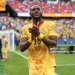 FOXBOROUGH, MASSACHUSETTS - JUNE 23: Jerome Opoku #18 of Ghana applauds fans after the scoreless draw in the FIFA World Cup 2026 Group L match between England and Ghana at Boston Stadium on June 23, 2026 in Foxborough, Massachusetts. (Photo by Maddie Meyer - FIFA/FIFA via Getty Images)