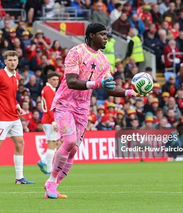 CARDIFF, WALES - JUNE 02: Lawrence Ati-Zigi of Ghana clears the ball during the international friendly match between Wales and Ghana at Cardiff City Stadium on June 02, 2026 in Cardiff, Wales. (Photo by Huw Fairclough/Getty Images)