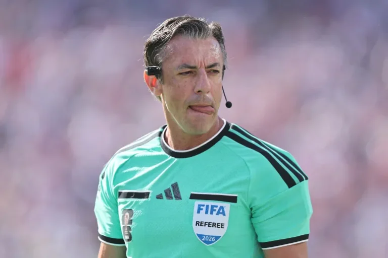 FIFA referee Raphael Claus officiated in the USA vs Bosnia and Herzegovina match [Francois Nel/Getty Images via AFP]