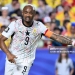 KANSAS CITY, MISSOURI - JULY 03: Jordan Ayew #9 of Ghana during the second half of a FIFA World Cup 2026 Round Of 32 match between Colombia and Ghana at Kansas City Stadium on July 3, 2026 in Kansas City, Missouri. (Photo by Bill Barrett/ISI Photos/ISI Photos via Getty Images)