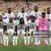KANSAS CITY, MISSOURI - JULY 03: Ghana players pose for a team photograph before the FIFA World Cup 2026 Round of 32 match between Colombia and Ghana at Kansas City Stadium on July 03, 2026 in Kansas City, Missouri. (Photo by Luke Hales/Getty Images)