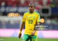 Jayden Adams (South Africa)  looks on during Group A FIFA World Cup 2026, Chezia and South Africa , Atlanta Stadium, Atlanta, United States on June 18  2026. (Photo by Ulrik Pedersen/NurPhoto via Getty Images)