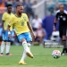 EAST RUTHERFORD, NEW JERSEY - JULY 05: Neymar Jr #10 of Brazil converts a penalty for his team’s first goal during the FIFA World Cup 2026 Round of 16 match between Brazil and Norway at New York New Jersey Stadium on July 05, 2026 in East Rutherford, New Jersey. (Photo by Justin Setterfield/Getty Images)