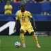 PHILADELPHIA, PA - JUNE 27: Kojo Peprah Oppong #21 of Ghana looks on during the FIFA World Cup 2026 Group L match between Croatia and Ghana on June 27th, 2026 at Philadelphia Stadium in Philadelphia, PA.((Photo by Terence Lewis/Icon Sportswire via Getty Images)