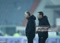 TEHRAN, IRAN - NOVEMBER 10: head coach Carlos Queiroz of Iran and head coach Roger De Sa of Iran look on during the Friendly match between Iran v Nicaragua on November 10, 2022 in Tehran, Iran. (Photo by Mohammad Karamali/DeFodi Images via Getty Images)