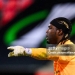 19 December 2024, Baden-Württemberg, Heidenheim: Soccer: UEFA Europa Conference League, 1. FC Heidenheim - FC St. Gallen, preliminary round, matchday 6, Voith-Arena. St. Gallen goalkeeper Lawrence Ati-Zigi gesticulates. Photo: Tom Weller/dpa (Photo by Tom Weller/picture alliance via Getty Images)