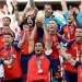 Getty Images
Image caption,
Winners Spain were one of six European teams to reach the quarter-finals of this summer's World Cup