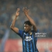 NANJING, CHINA - APRIL 01: Richmond Boakye #38 of Jiangsu Suning FC in action during the 2018 Chinese Super League match between Jiangsu Suning and Tianjin Teda at Nanjing Olympic Sports Center on April 1, 2018 in Nanjing, China. (Photo by XIN LI/Getty Images)