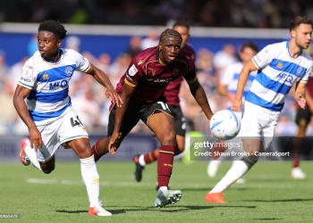 LONDON, ENGLAND - AUGUST 22: Samuel Iling-Junior of Bolton Wanderers during the Sky Bet Championship 2026/27 match between Queens Park Rangers and Bolton Wanderers at MATRADE Loftus Road Stadium on August 22, 2026 in London, England. (Photo by Shaun Brooks - CameraSport via Getty Images)