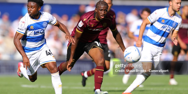 LONDON, ENGLAND - AUGUST 22: Samuel Iling-Junior of Bolton Wanderers during the Sky Bet Championship 2026/27 match between Queens Park Rangers and Bolton Wanderers at MATRADE Loftus Road Stadium on August 22, 2026 in London, England. (Photo by Shaun Brooks - CameraSport via Getty Images)