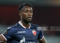 LONDON, ENGLAND - NOVEMBER 02: Richmond Boakye of Red Star Belgrade looks on during UEFA Europa League Group H match between Arsenal and Red Star Belgrade (Crvena Zvezda) at The Emirates , London 2 Nov 2017 (Photo by TF-Images/TF-Images via Getty Images)