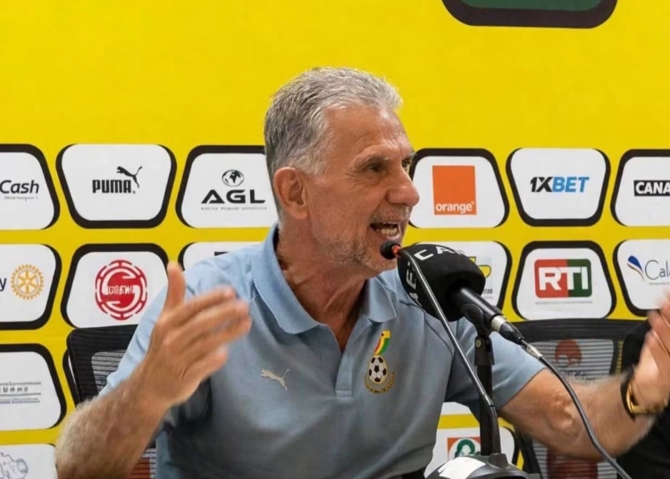 Carlos Queiroz, Black Stars head Coach