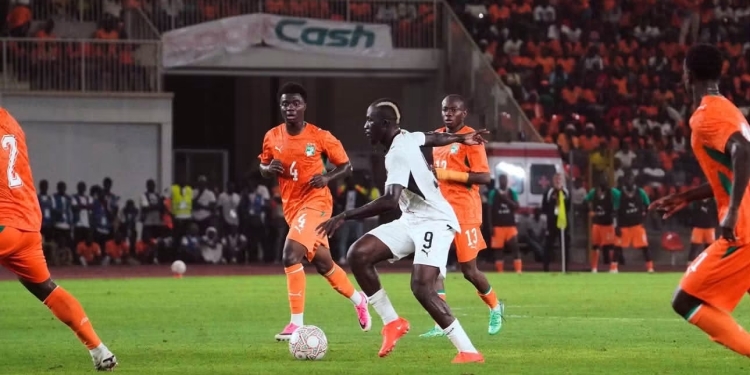 Felix Afena-Gyan against Ivory Coast