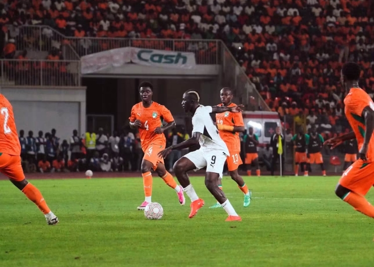 Felix Afena-Gyan against Ivory Coast
