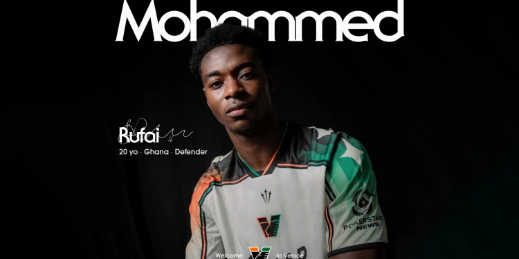 Rufai Mohammed signs for Venezia FC