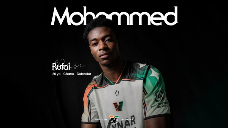 Rufai Mohammed signs for Venezia FC