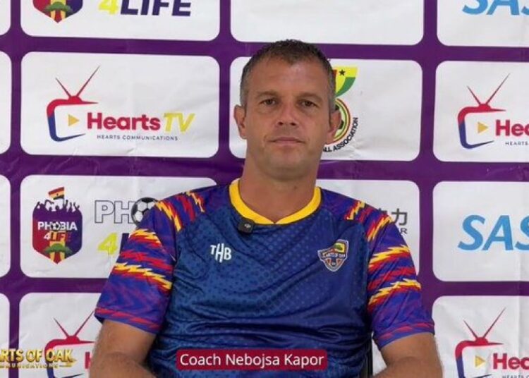 Nebojša Kapor, Hearts of Oak Head Coach