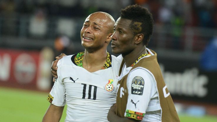 Image result for andre ayew asamoah gyan