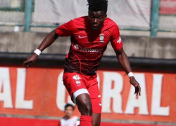 Video: Ex- Ghana U-20 striker Johnson Oppong Owusu nets hat-trick for Maritimo B in Portugal