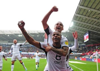 Video: Watch Andre Ayew’s Superb Finish For Swansea City in win against Wigan Athletic