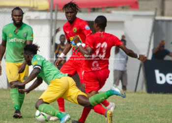 Photos: See pictures from Asante Kotoko loss to Aduana Stars