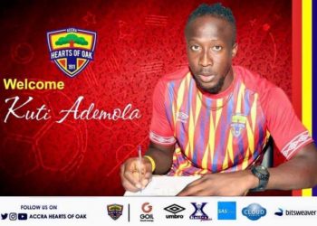OFFICIAL: Hearts Of Oak Announce Signing Of Highly Talented Nigerian Forward Ademola Kuti