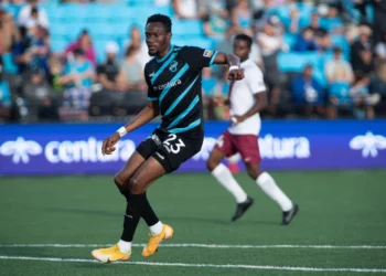 Video: Ghanaian striker Elvis Amoh registers first goal for Switchbacks FC in win against Monterey Bay