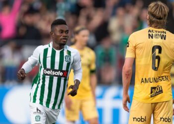 Ghanaian forward Francis Kyeremeh scores in Champions League against Bodo/Glimt
