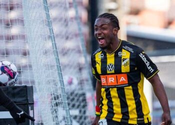 Ghanaian forward Ibrahim Sadiq nets brace in BK Hacken win in Sweden Allsvenskan