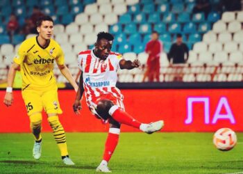 Ghana star Bukari happy with goal against Vodzovac