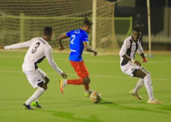 In form Peter Agblevor savors strike against Marines FC