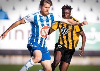 Ghanaian midfielder Edmund Arko-Mensah scores as Honka whip HJK Helsinki