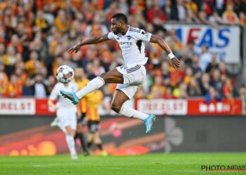 Ghana ace midfielder Mubarak Wakaso reacts to KAS Eupen’s defeat against KV Mechelen