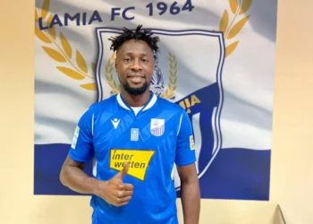 Video: Ghana striker Richmond Boakye Yiadom scores to seal victory for Lamia FC against Levadiakos