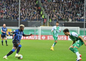 ‘What a Night’ – Richmond Tachie reacts after scoring winning penalty for SC Paderborn [Watch Video]