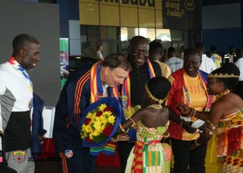 MLS side Cincinnati owner Jeff Berding lands in Ghana to visit Hearts of Oak