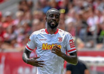 Ghanaian forward Prince Osei Owusu on target again for Jahn Regensburg against Heidenheim