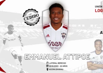 Spanish side UD Logroñés announce signing of Ghanaian defender Emmanuel Attipoe