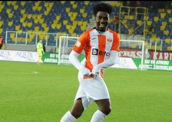 Samuel Tetteh makes it six goals this season for Adanaspor in Turkey