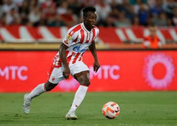 Ghanaian forward Osman Bukari on target as Red Star whip Vozdovac