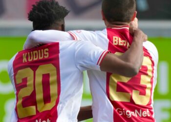 Ghanaian midfielder Kudus Mohammed shines, provides assist in Ajax big win