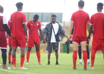 PHOTOS: Joseph Amoako returns to Asante Kotoko after after escaping prison sentence in Sweden