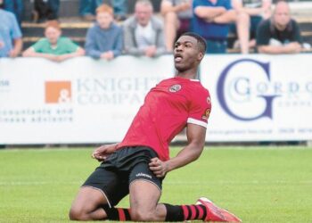 Ghanaian striker Emile Acquah makes National League team of the week