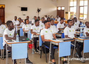  CAF Licence C module II coaching course ongoing in Prampram; Check out photos