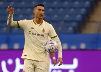Cristiano Ronaldo makes obscene gesture to fans chanting ‘Messi, Messi’