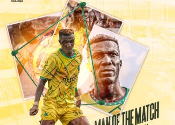 Red-Hot Abednego Tetteh wins Man-Of-The-Match award after hitting brace