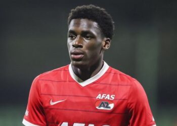 Ghanaian forward Ernest Poku scores for AZ Alkmaar in draw