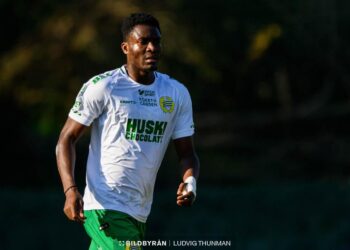 Ghanaian defender Nathaniel Adjei grabs first goal for Hammarby in Sweden